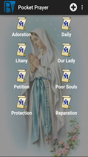 Android application Pocket Prayer screenshort