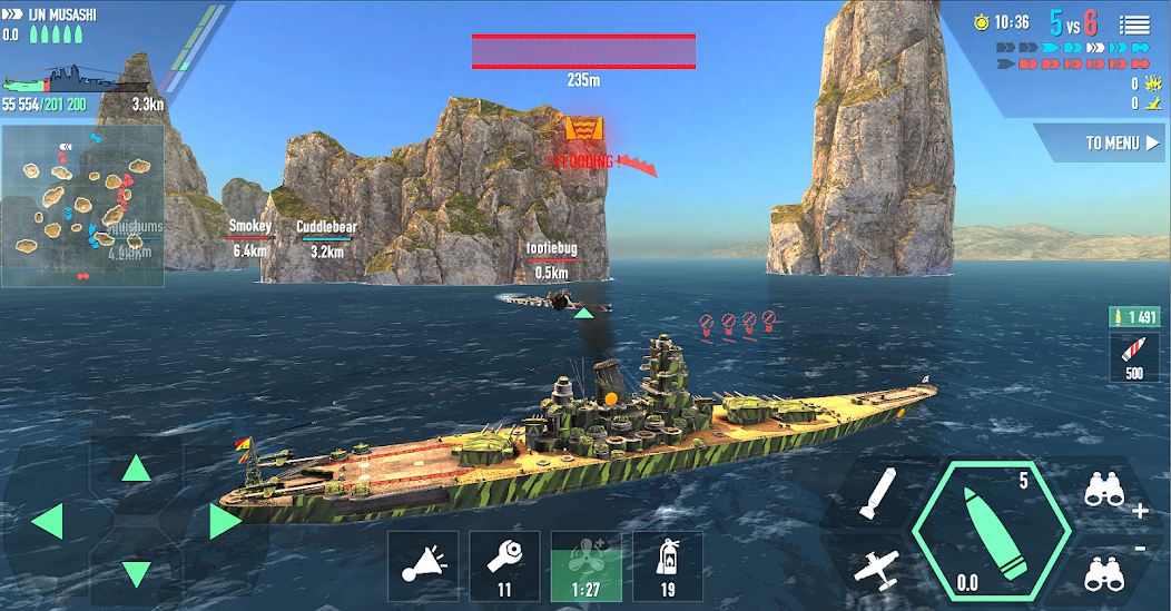 Battle of Warships: Online banner