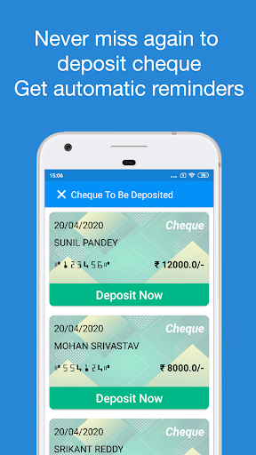 Cheque Book Manager - Write, P Screen 3