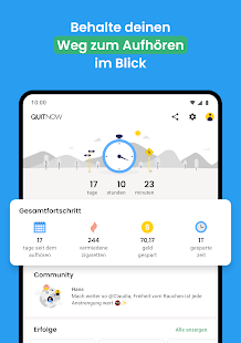 QuitNow PRO: Rauchen aufhören Screenshot