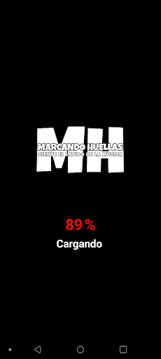 Android application Marcando Huellas Radio screenshort