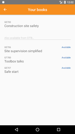 CITB HS&E Publications Screen 3