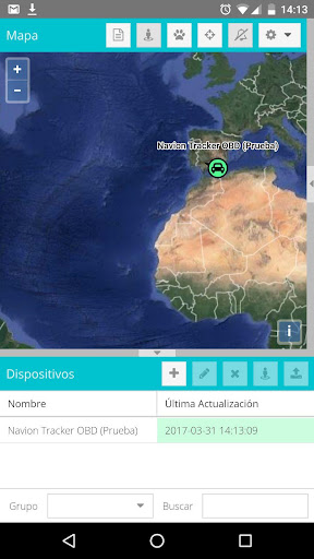Android application NavionTruck Manager screenshort