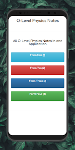 Physics Notes O-Level