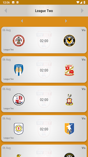 Newport County Fan App Screen 3