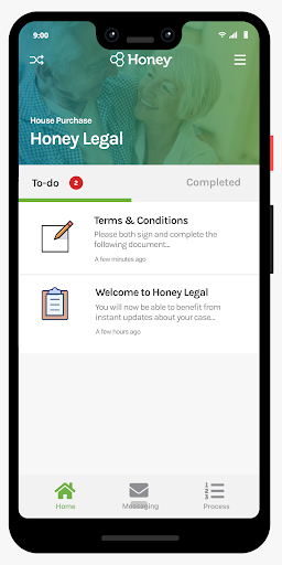 Android application Honey Legal screenshort