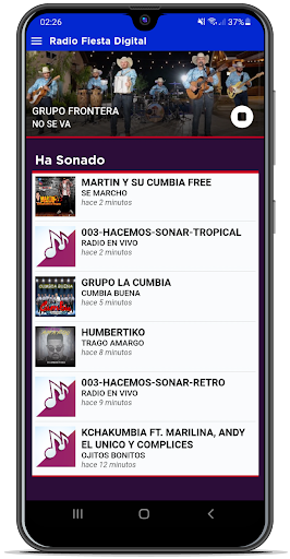 Radio Fiesta Digital Screen 3