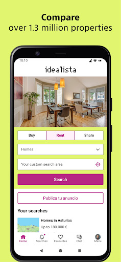 Screenshot of idealista