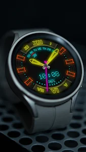 Hybrid NEON Watch face