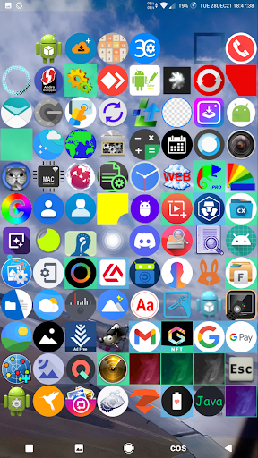 Android application _jellyfish launcher xD screenshort