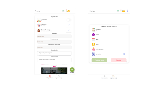Android application Recyapp screenshort