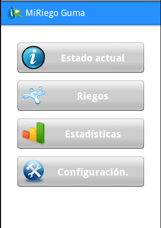 Android application MiRiego Guma screenshort