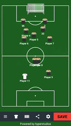 Android application Football : Make Your Own Teams screenshort