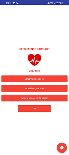 Seguimiento Cardiaco Screen 3