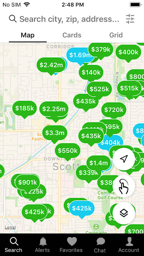 Android application AZ Home Search screenshort