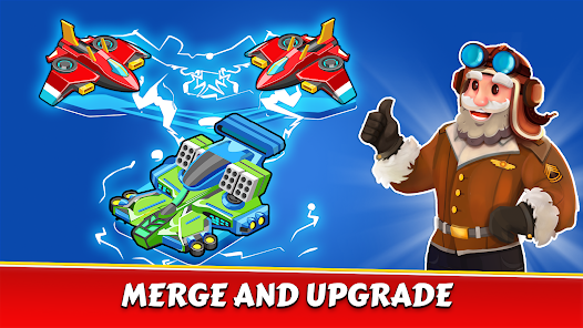 Merge Planes Idle Tycoon APK v1.2.44 MOD Unlimited Money Gallery 5