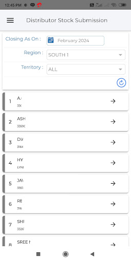 Salestrak V9 Screen 2