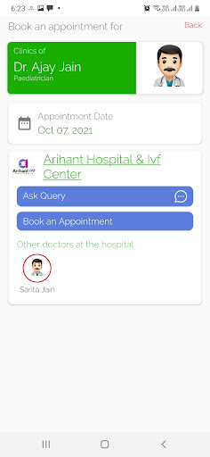 Arihant Hospital & IVF Center Screen 2