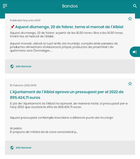 Albiol Informa Screen 3