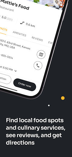 Android application BLACK FOODIE FINDER screenshort