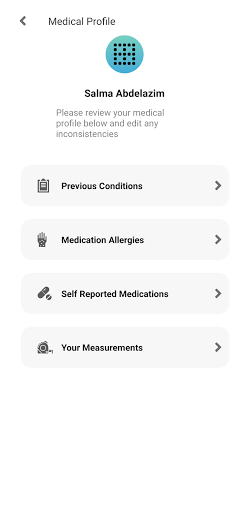 Android application TelMdcare screenshort