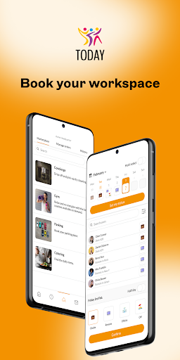 Android application TODAY Coworking screenshort