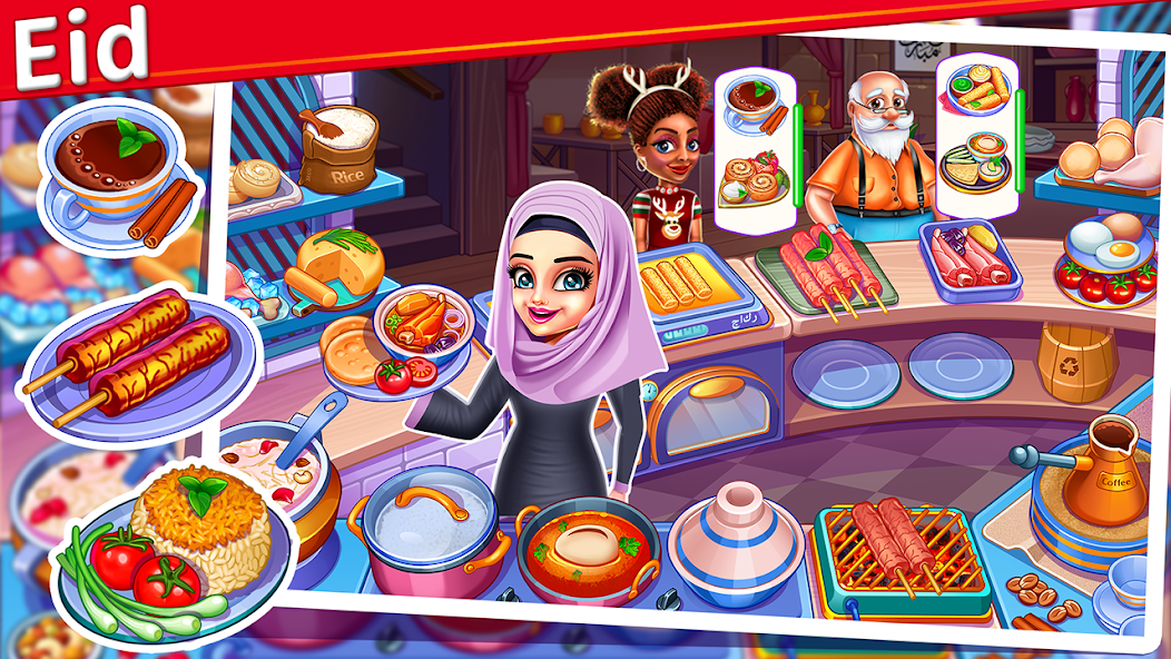 Cooking Express Cooking Games 4.0.0 APK + Mod (Unlimited money) untuk android