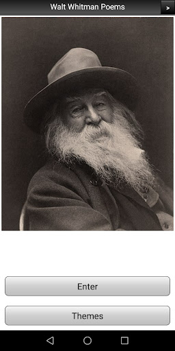 Android application Walt Whitman Poems screenshort