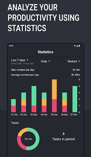 Time Management App Screen 2
