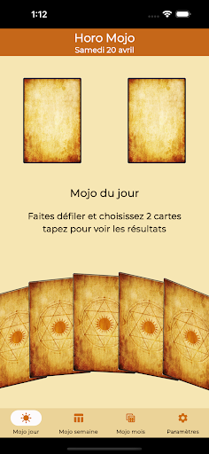 Aperçu de l'application