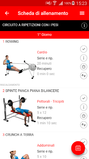 Spazio Fitness - My Trainer Screen 2