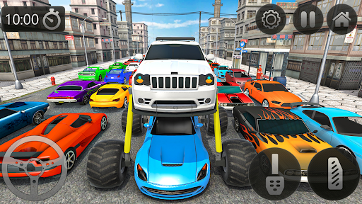 Android application Smart Car Monster Truck Game screenshort