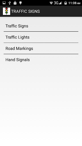 Traffic Signs Screen 2