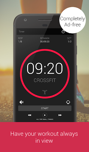 Android application Tabata Interval HIIT Timer screenshort
