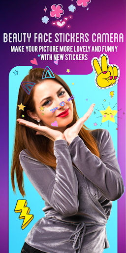 Beauty face stickers camera. Screenshot 3 - AppWisp.com