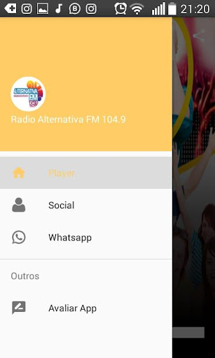 Rádio Alternativa FM 104.9 - L Screen 2