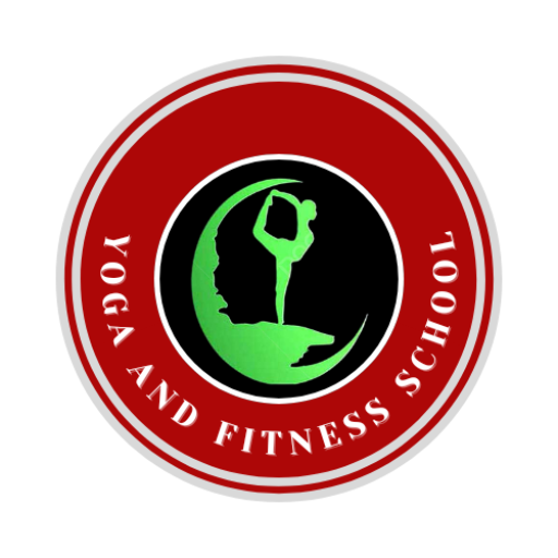 Yoga and fitness school logo