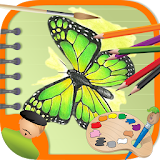kids coloring drawings icon