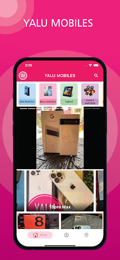 Android application YALU MOBILES screenshort