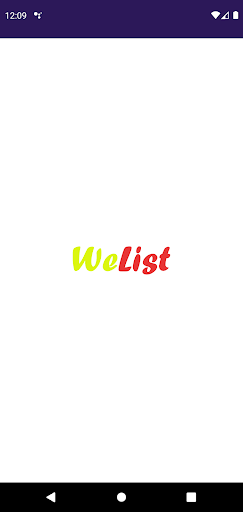 Android application WeList screenshort