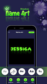 Screenshot 4 Arte de nombres - Shadow My Na android