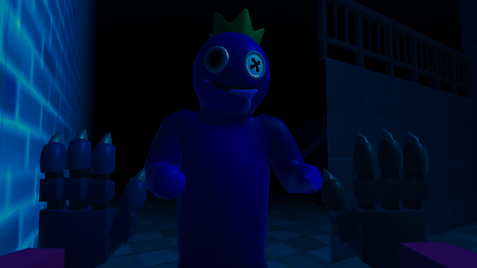 Scary Rainbow Mod blue Monster