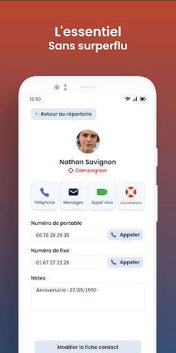 Téléphone simplifié Screen 3
