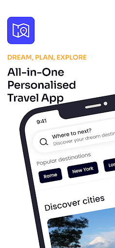 Android application Discovertsy: Travel Planner screenshort