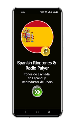 Android application Spanish Ringtones & Radio screenshort