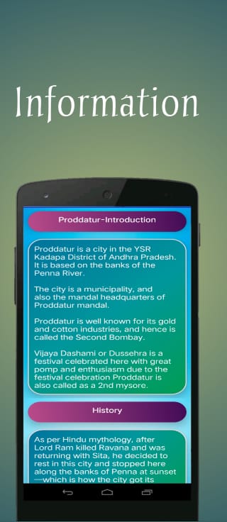 Proddatur Town Screen 1