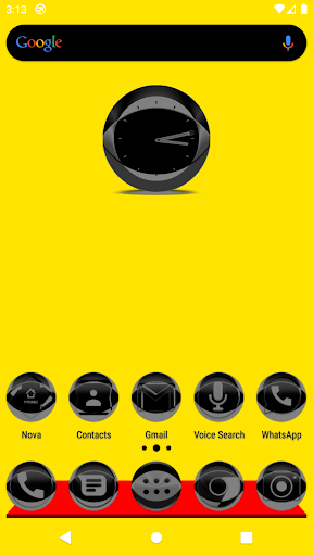 Android application Grey Icon Pack Style 2 screenshort