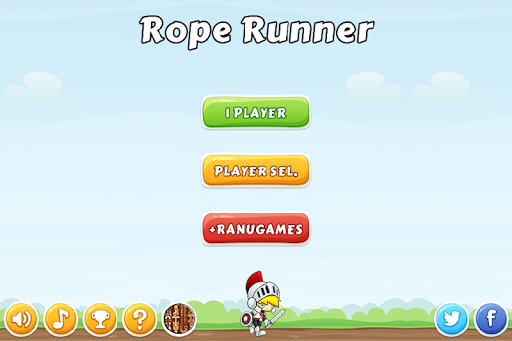 Android application Rope Runner screenshort