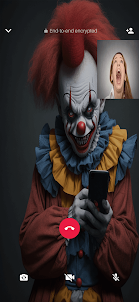 Scary clown is calling