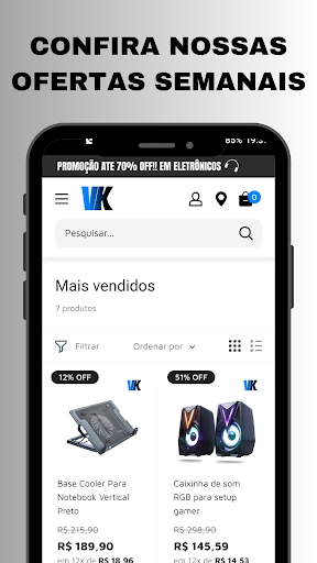 LOJA VK Screen 2